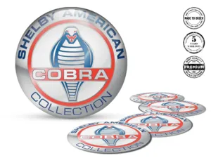 Shelby Emblema de Rueda Versión Diseño de Cúpula Alta Calidad